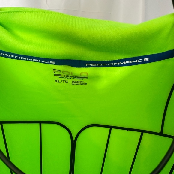 Ralph Lauren Polo Sport Pullover Sz XL Green  1/4 Zip Long Sleeve - Picture 4 of 4